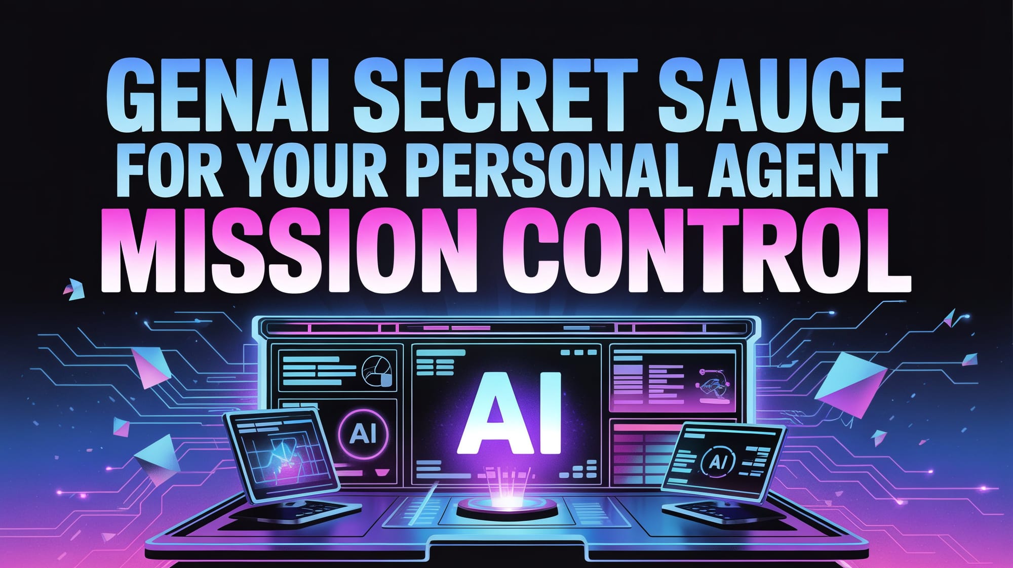 GenAI Secret Sauce for Your Personal Agent Mission Control