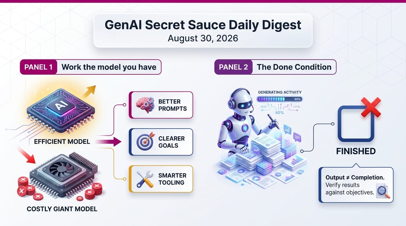 GenAI Secret Sauce Daily Digest - 2026-08-30