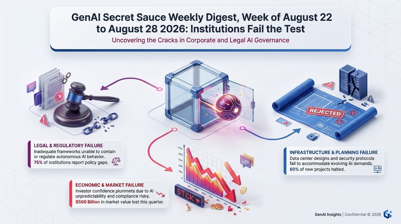GenAI Secret Sauce Weekly Digest - Week of August 22 to August 28, 2026