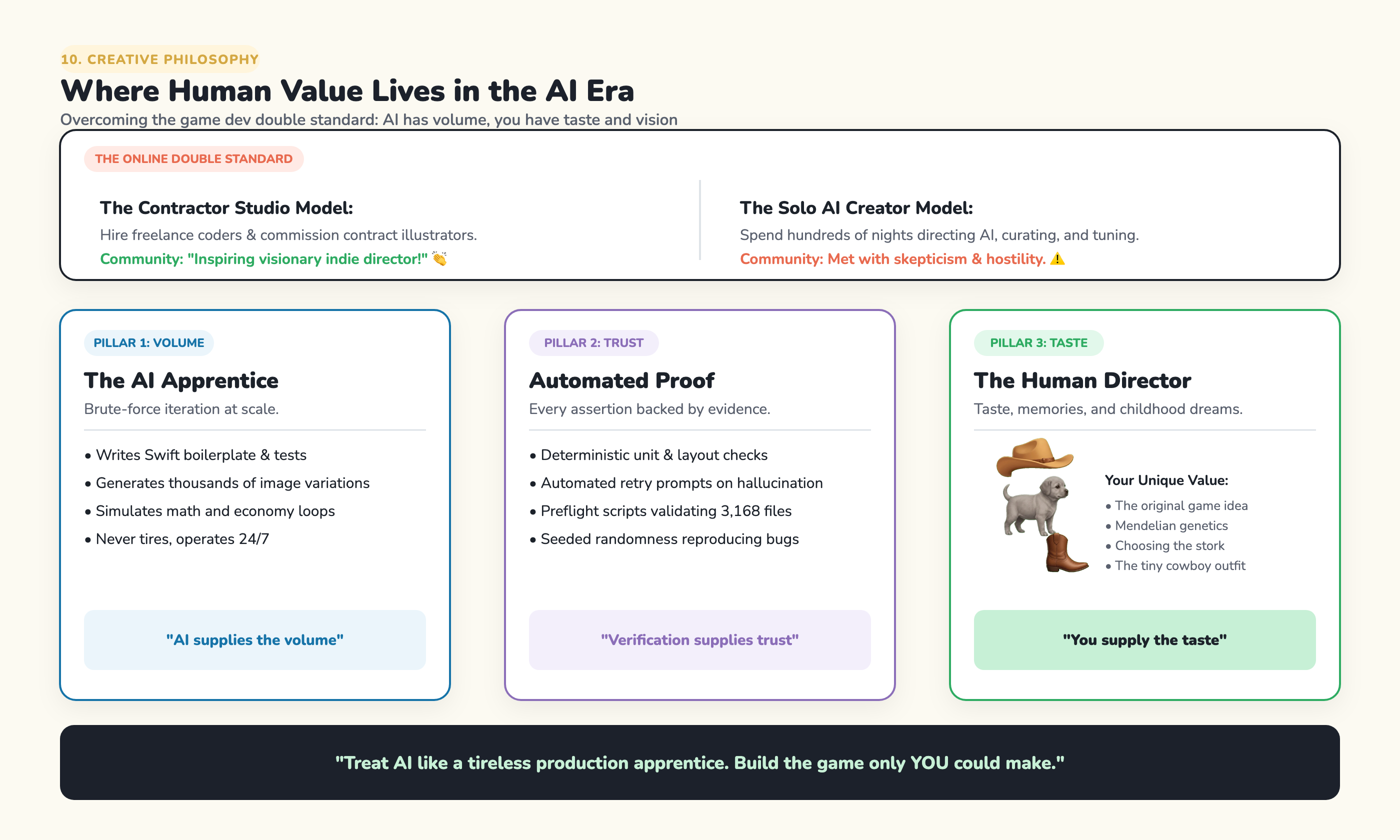 Where Human Value Lives in the AI Era: AI volume, verification trust, and human taste