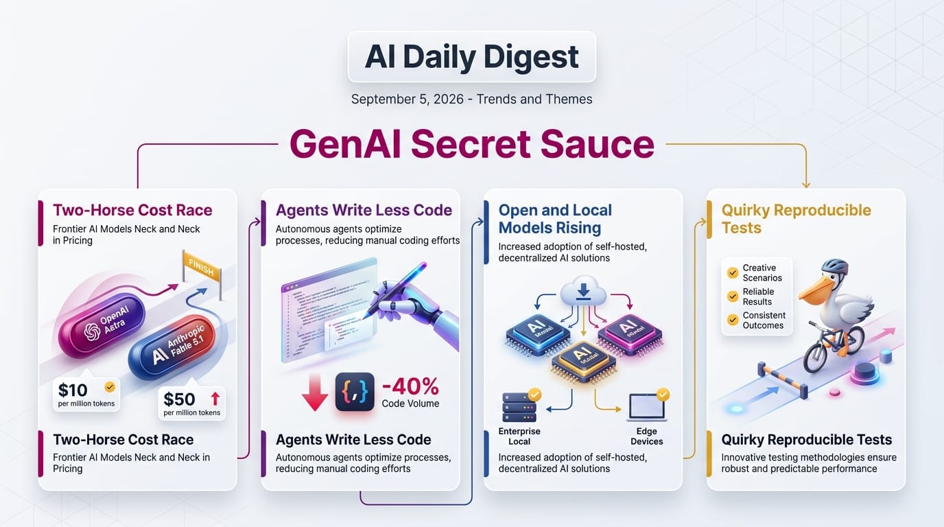 GenAI Secret Sauce Daily Digest - 2026-09-05